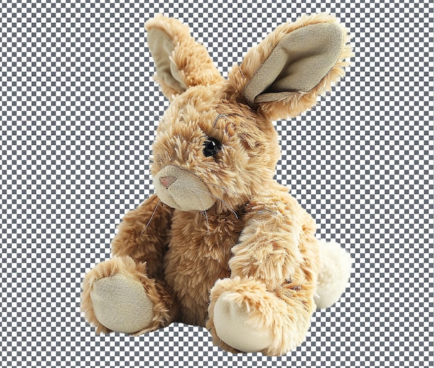PSD mooi konijn geïsoleerd op een doorzichtige achtergrond
