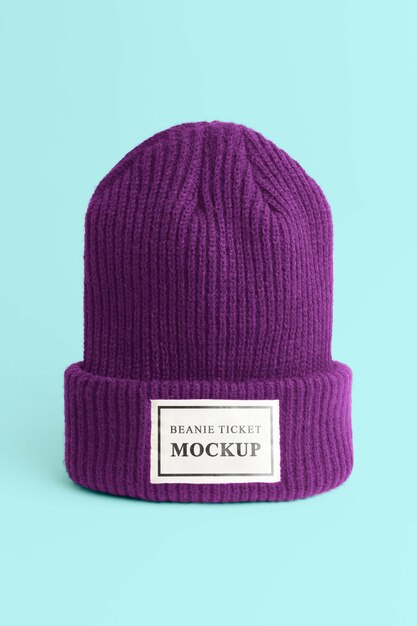 Mooie beanie-mockup