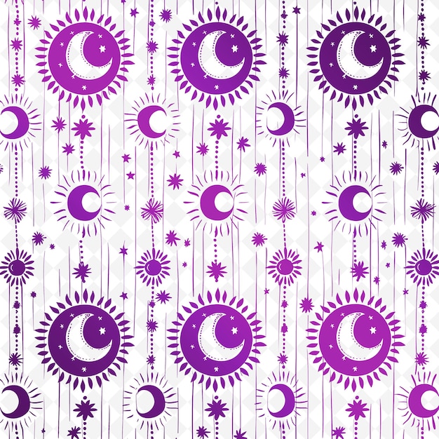 PSD the moon and the moon are in the purple and white stripes