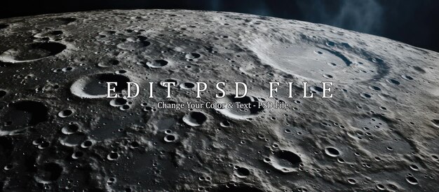 PSD la superficie della luna è segnata da una miriade di crateri