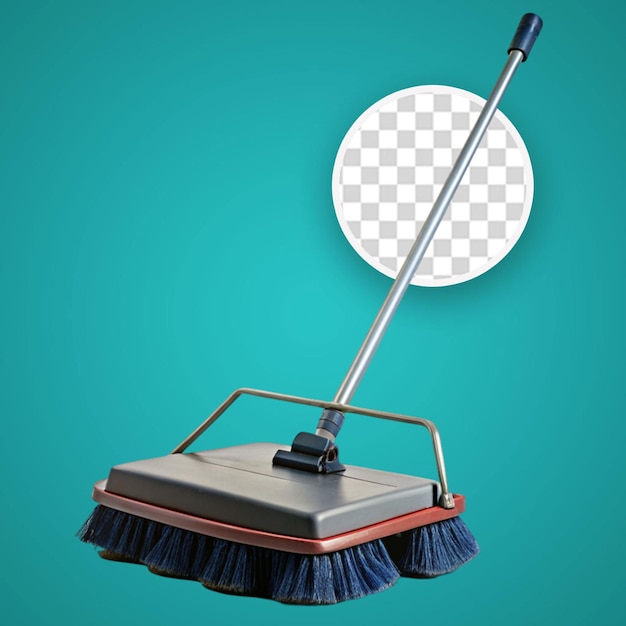 PSD mop isolated on transparent background