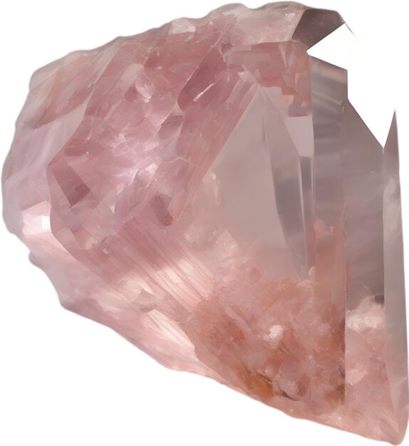 Pietra di morganite pietra preziosa colorata clipart