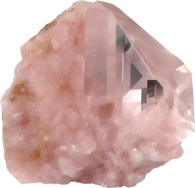 PSD pietra di morganite pietra preziosa colorata clipart