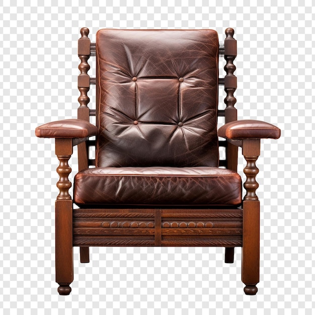 PSD morris chair isolated on transparent background