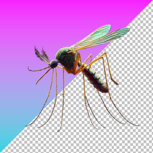 Mosquito isolated on transparent background