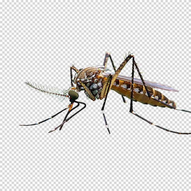 PSD mosquito isolated on transparent background