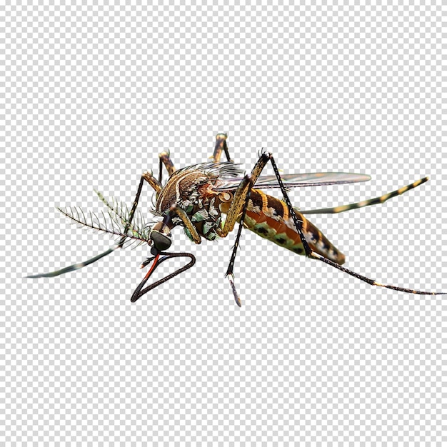 PSD mosquito isolated on transparent background