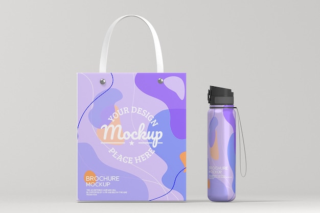 Mosquito spray can mockup design