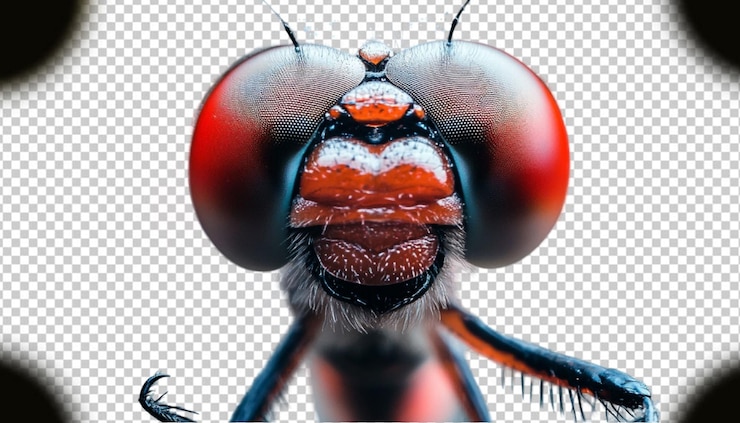 PSD mosquitos on transparent background