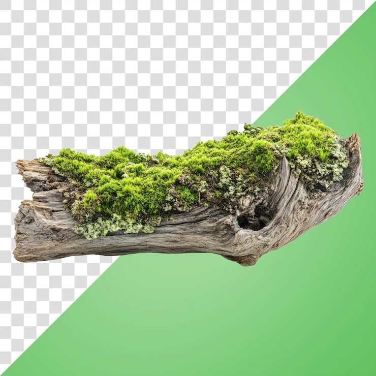 PSD moss moss driftwood plant