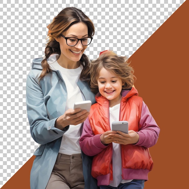 mother and child in precious portraits