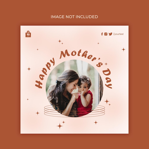 PSD mother's day social media post 04