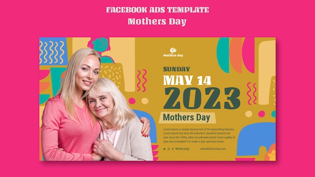 Mother's day template design