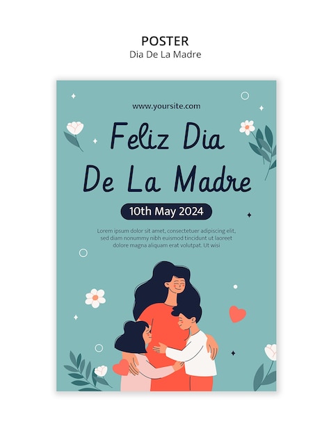 PSD mother's day template design