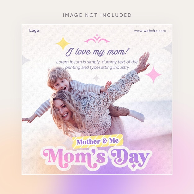 PSD mothers day 2024 template