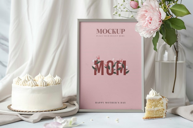 Mothers day mockup design