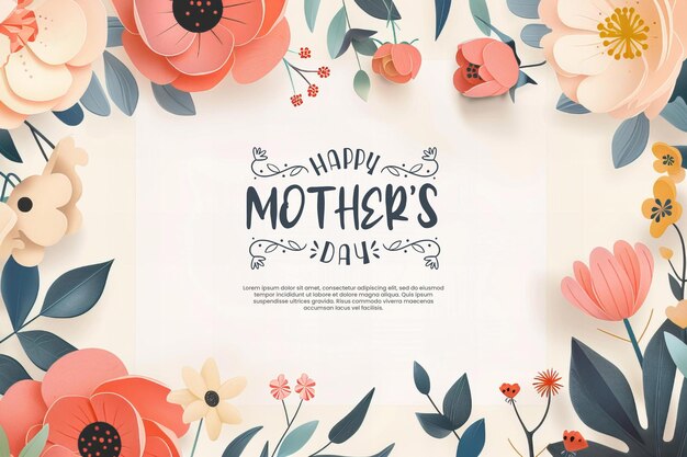 PSD mothers day social media template