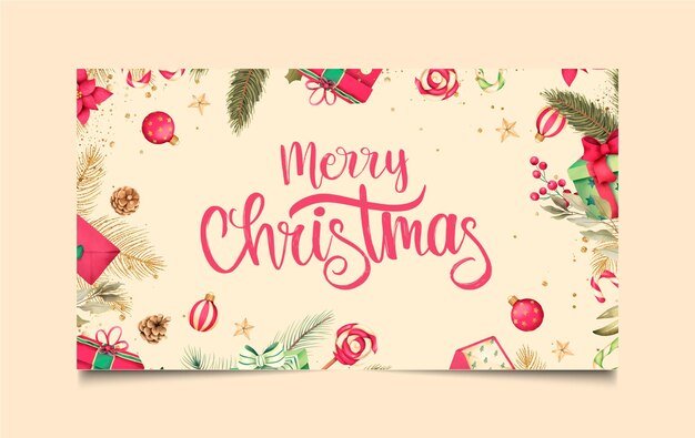 PSD motief voor het ontwerpen van kerstbanners