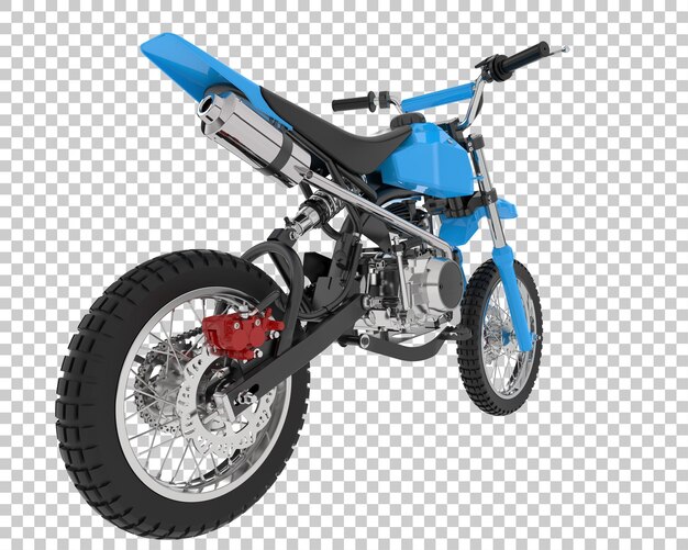 PSD moto da cross su sfondo trasparente 3d rendering illustrazione