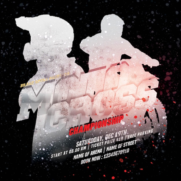 Motocross Championship Flyer Template