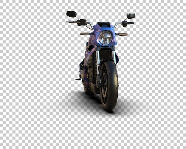 Motocykl izolowany na tle ilustracja renderingu 3D