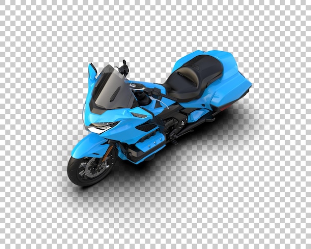 PSD motocykl izolowany na tle ilustracja renderingu 3d