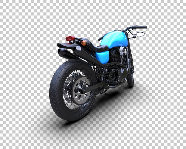 PSD motocykl izolowany na tle ilustracja renderingu 3d