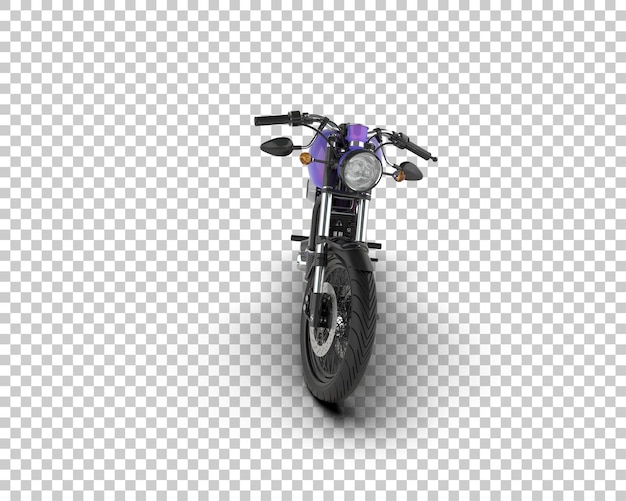 Motocykl izolowany na tle ilustracja renderingu 3D