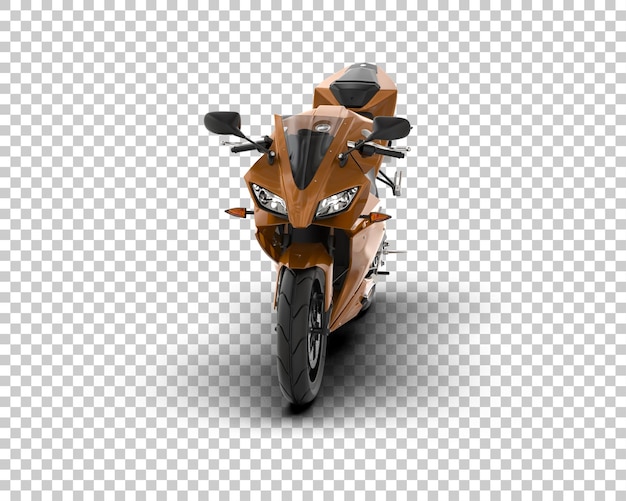 PSD motocykl izolowany na tle ilustracja renderingu 3d