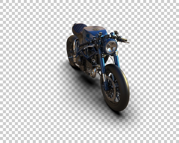 Motocykl izolowany na tle ilustracja renderingu 3D
