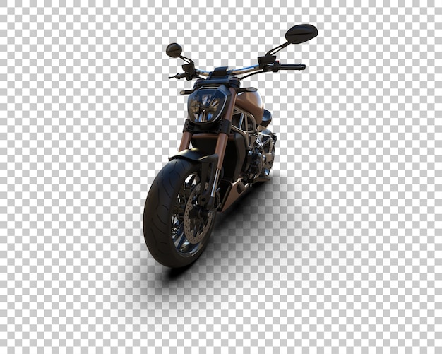 Motocykl izolowany na tle ilustracja renderingu 3D