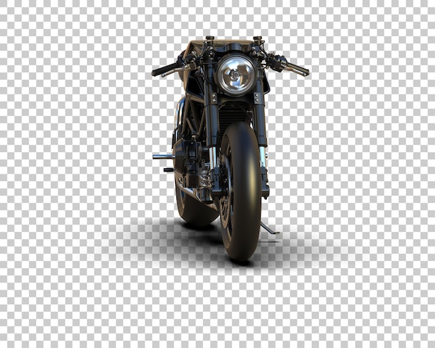 Motocykl izolowany na tle ilustracja renderingu 3D
