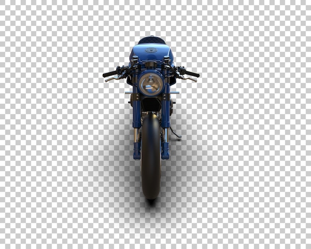 Motocykl izolowany na tle ilustracja renderingu 3D