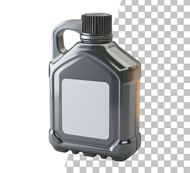 PSD motor oil container bottle isolated object with transparent background