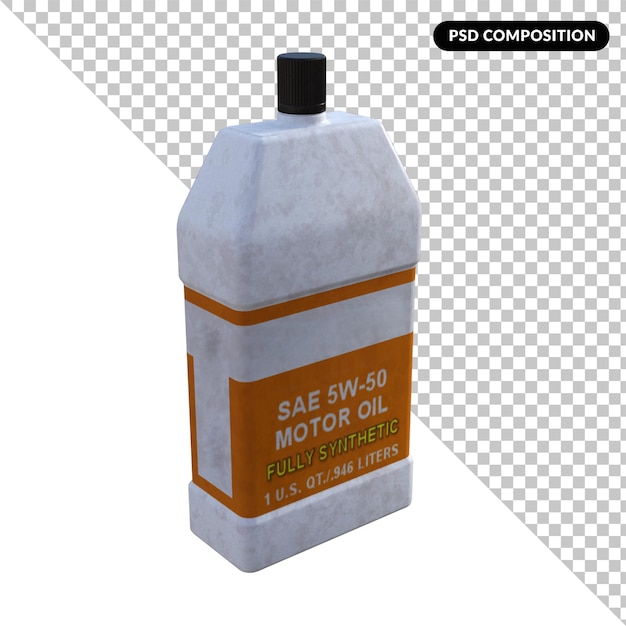 Motor oil isolated 3d