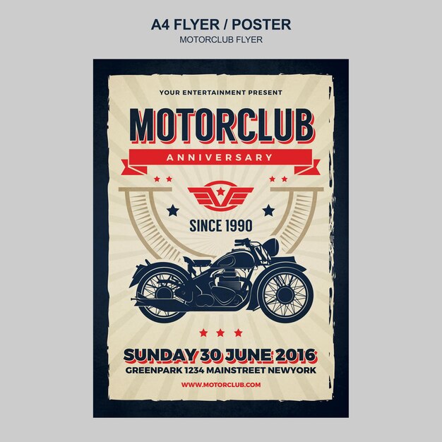 PSD motorclub flyer