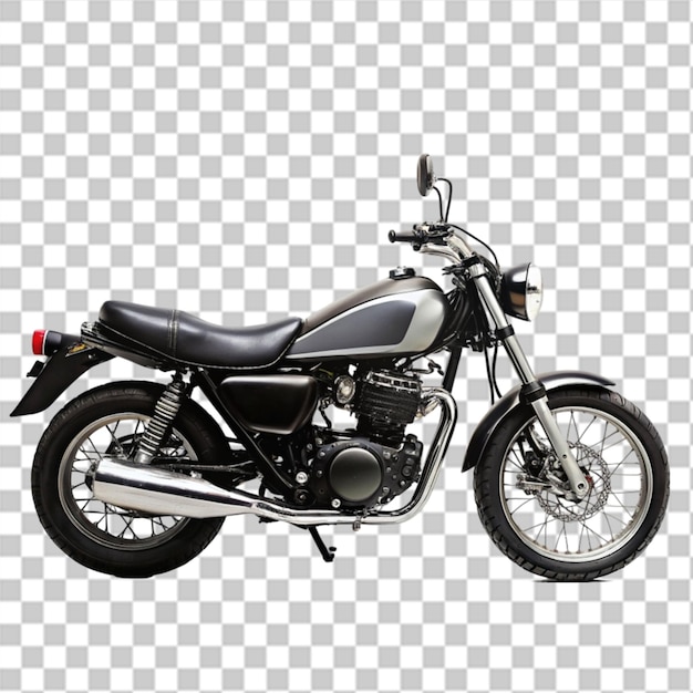 PSD motorcycle classic biker isolated 3d rendering