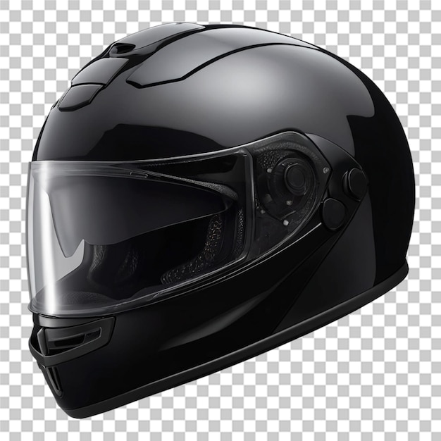 Motorcycle helmet a and set isolated transparent background psd