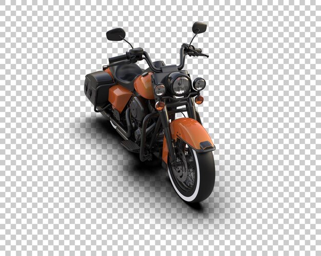 PSD motorcycle isolated on background 3d rendering illustration