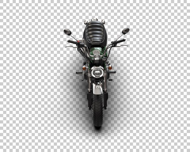 PSD motorcycle isolated on background 3d rendering illustration