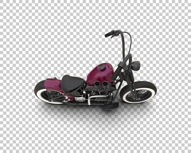 Motorcycle isolated on background 3d rendering illustration