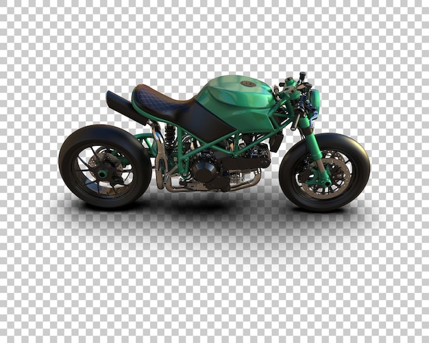 motorcycle isolated on background 3d rendering illustration