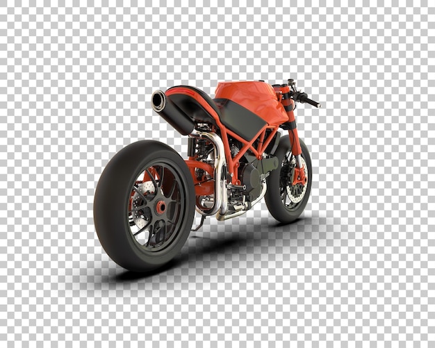 motorcycle isolated on background 3d rendering illustration