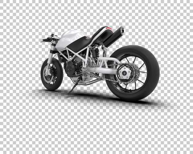 motorcycle isolated on background 3d rendering illustration