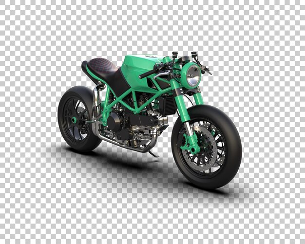motorcycle isolated on background 3d rendering illustration