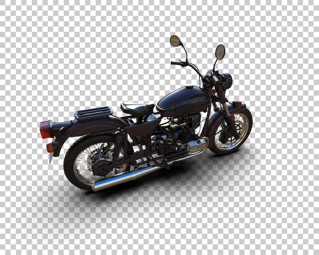 motorcycle isolated on background 3d rendering illustration