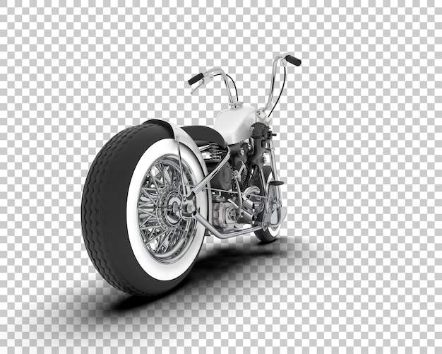 PSD Мотоцикл на прозрачном фоне 3d рендеринг иллюстрации