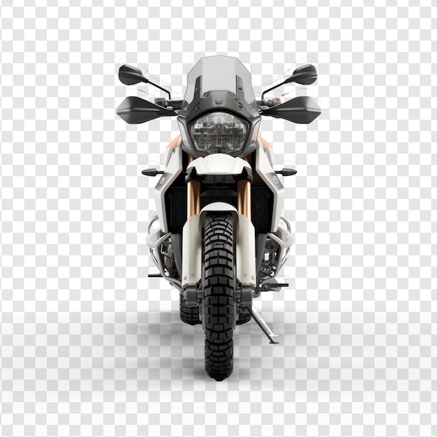 Una moto su sfondo trasparente psd