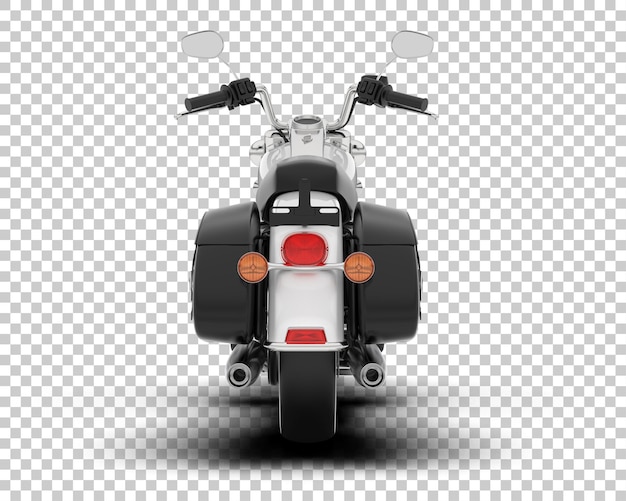 PSD motorcycle on transparent background 3d rendering illustration