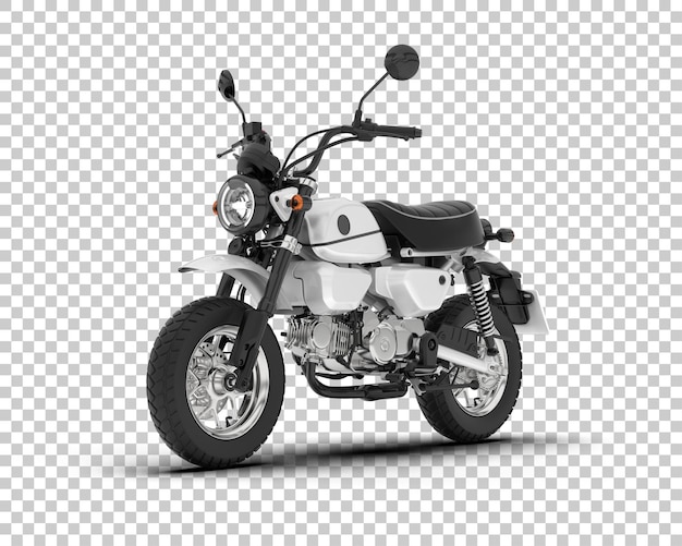 Moto su sfondo trasparente 3d rendering illustrazione